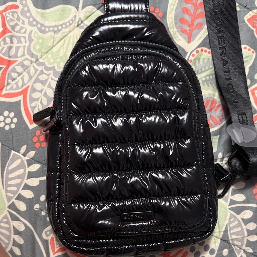 Bcbgeneration Black Quilted Backpack - image 2